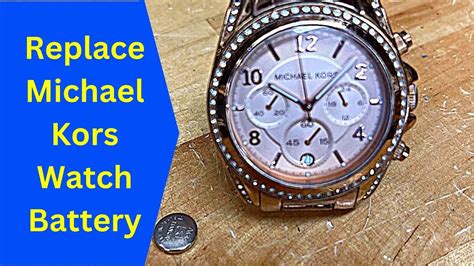 michael kors fitness tracker battery replacement|michael kors watch battery diagram.